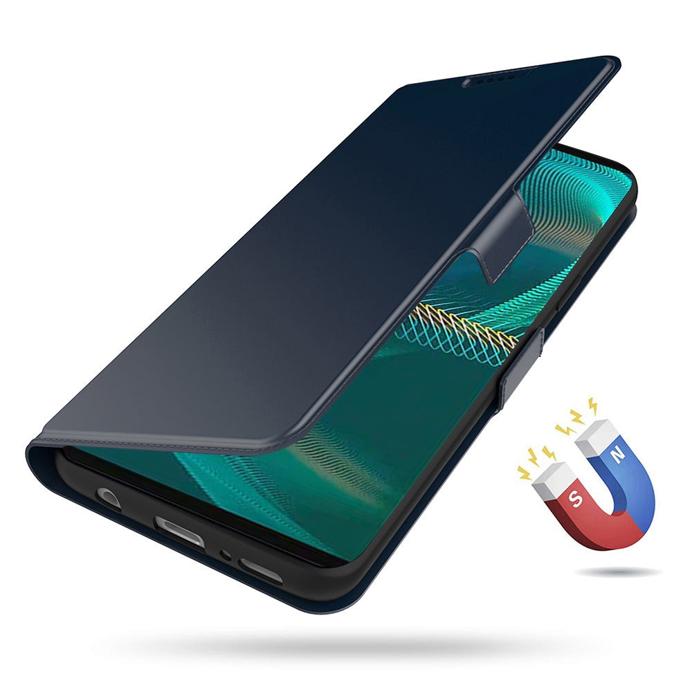 For Sony Xperia 1 II PU Leather Flip Case Double Magnetic Clasp Stand Card Slot Shockproof Cover