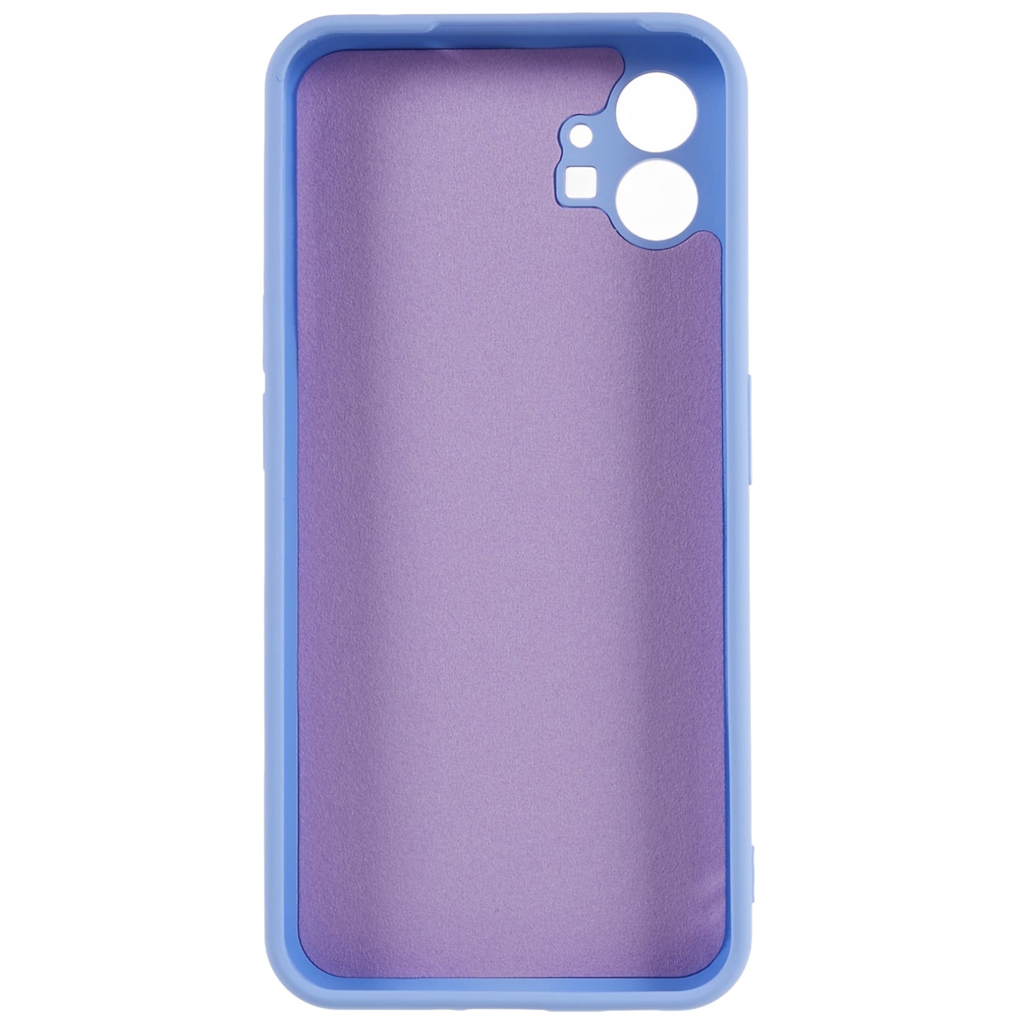 For Nothing phone (1) 5G Liquid Silicone Texture Feeling Arc Edge Phone Cover 2.0mm Thick TPU Back Case