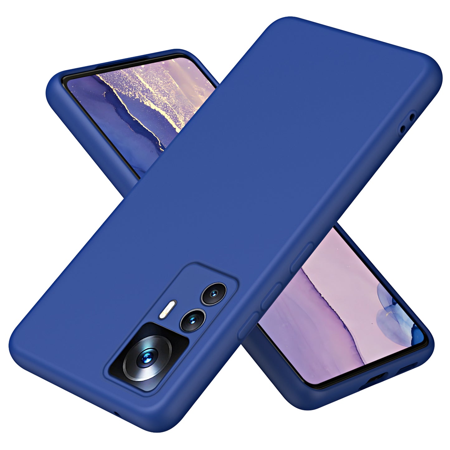 For Xiaomi 12T 5G / 12T Pro 5G / Redmi K50 Ultra 5G Anti-drop Phone Case 2.2mm Thickness Fiber Lining Rubberized TPU Protective Cover