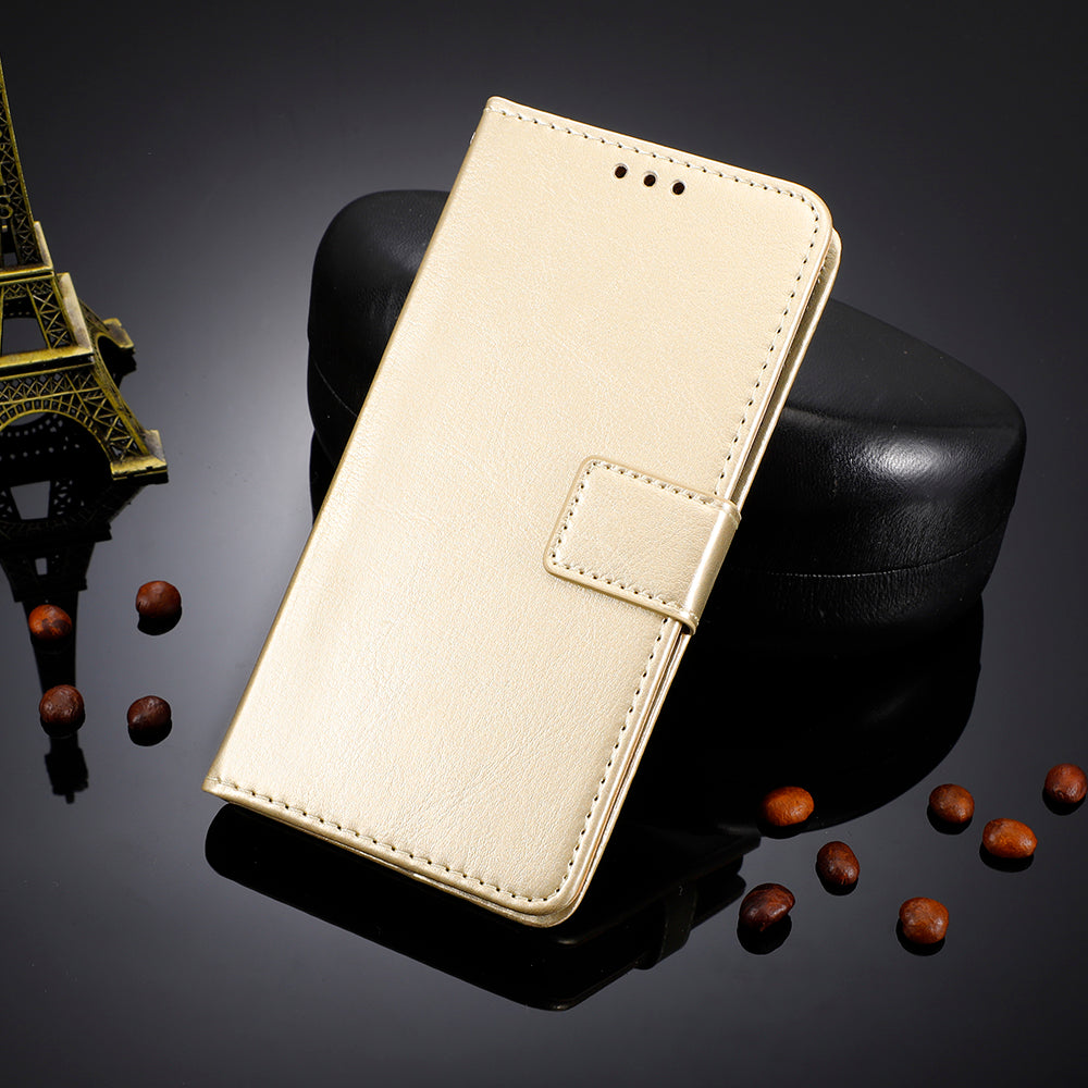 For Oppo Reno9 Pro+ 5G Crazy Horse Texture Magnetic Cell Phone Case Flip Wallet Stand Bump Proof PU Leather Phone Cover with Strap