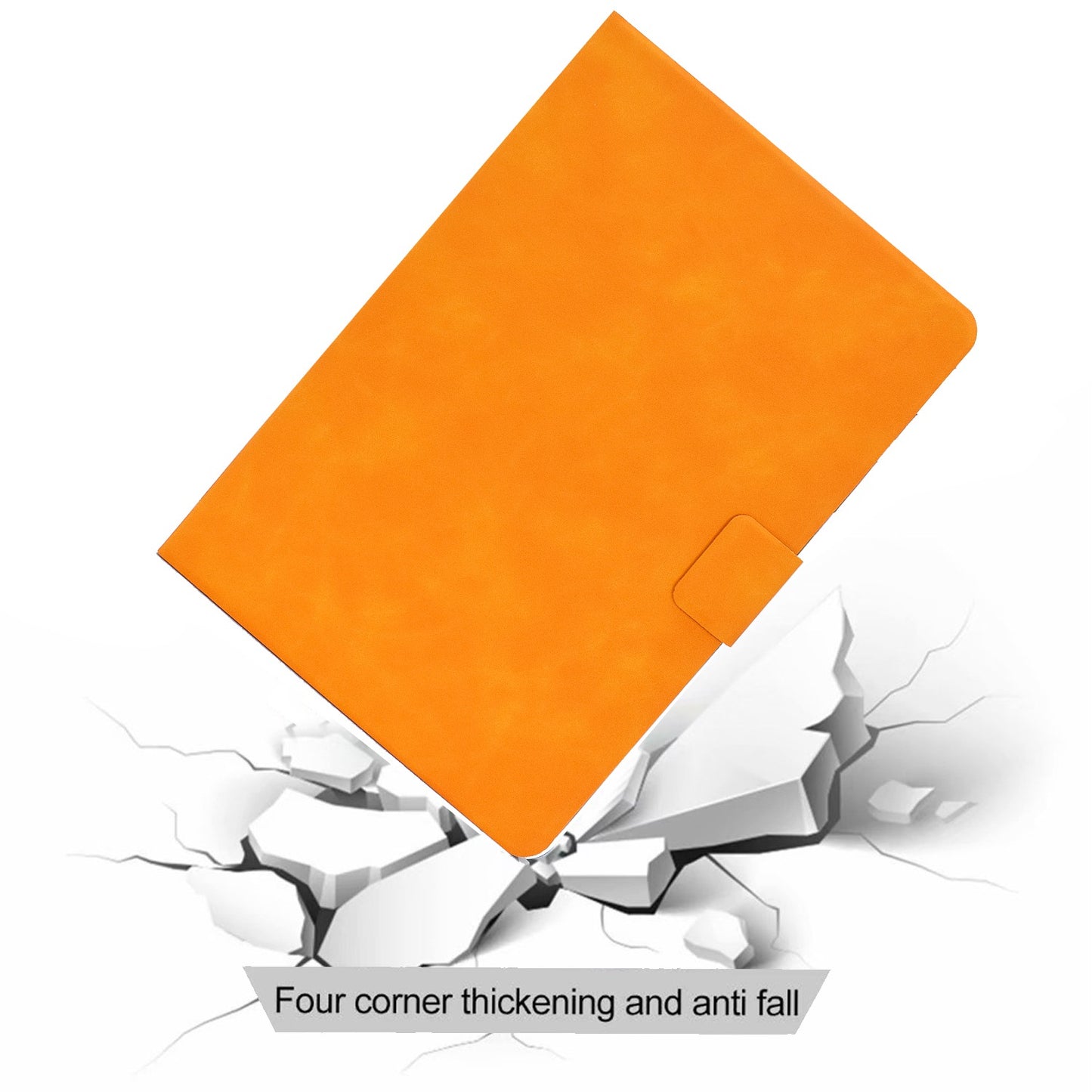 For iPad 10.2 (2020) (2019) / iPad Air 10.5 inch (2019) Calf Textured Leather Tablet Case Card Holder Adjustable Stand Protective Cover