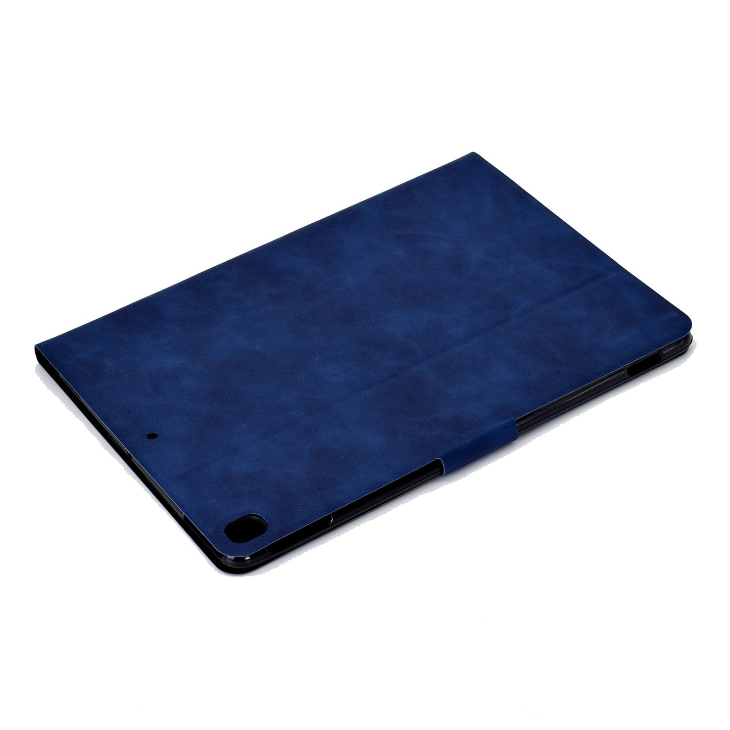 For iPad 10.2 (2020) (2019) / iPad Air 10.5 inch (2019) Calf Textured Leather Tablet Case Card Holder Adjustable Stand Protective Cover