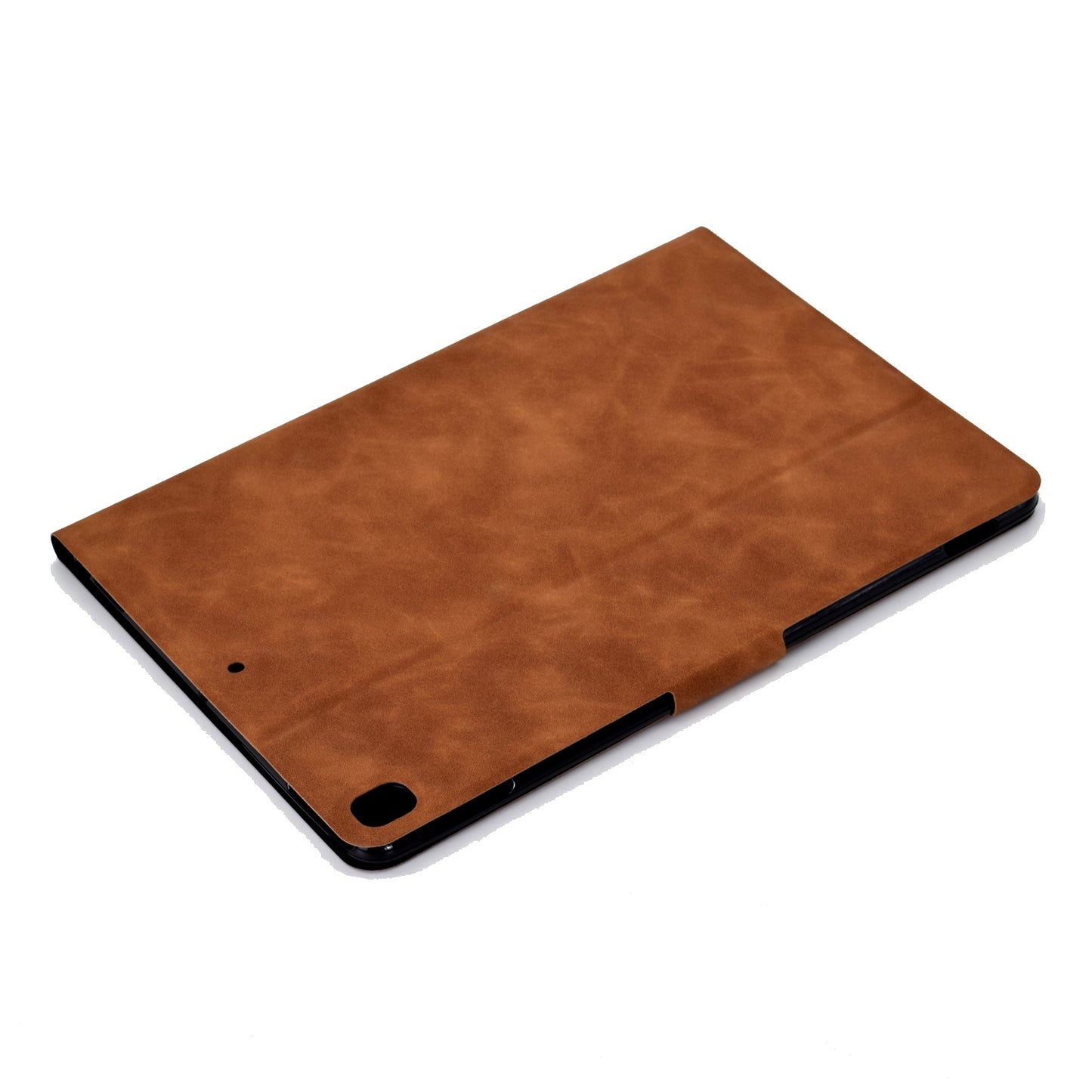 For iPad 10.2 (2020) (2019) / iPad Air 10.5 inch (2019) Calf Textured Leather Tablet Case Card Holder Adjustable Stand Protective Cover