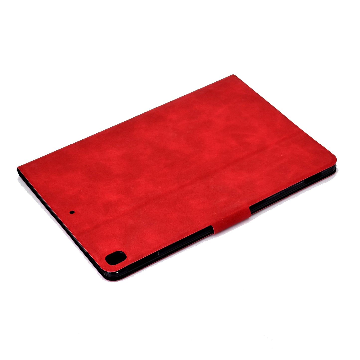 For iPad 10.2 (2020) (2019) / iPad Air 10.5 inch (2019) Calf Textured Leather Tablet Case Card Holder Adjustable Stand Protective Cover
