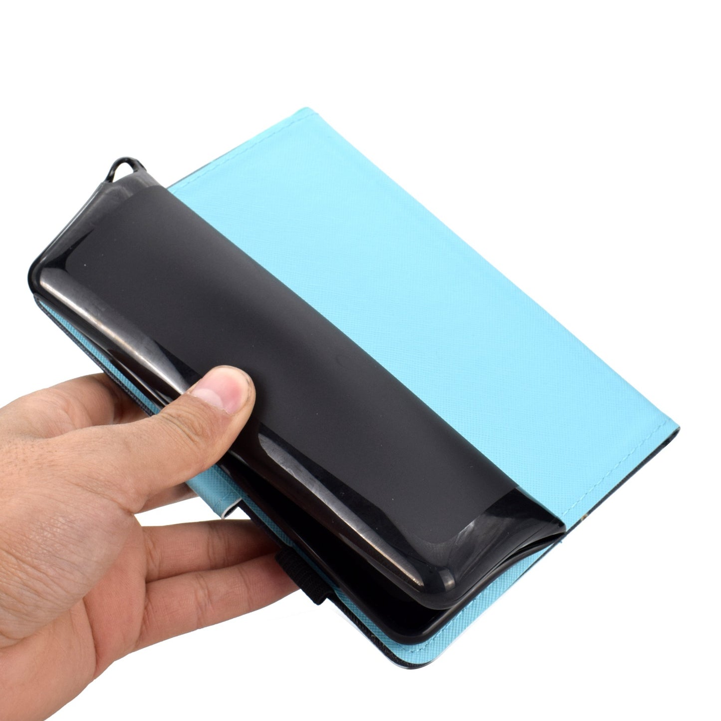 Anti-scratch Tablet Case for Amazon Kindle Paperwhite 5 (2021), Adjustable Stand Stitching Pattern Printing PU Leather Card Holder Protective Tablet Cover