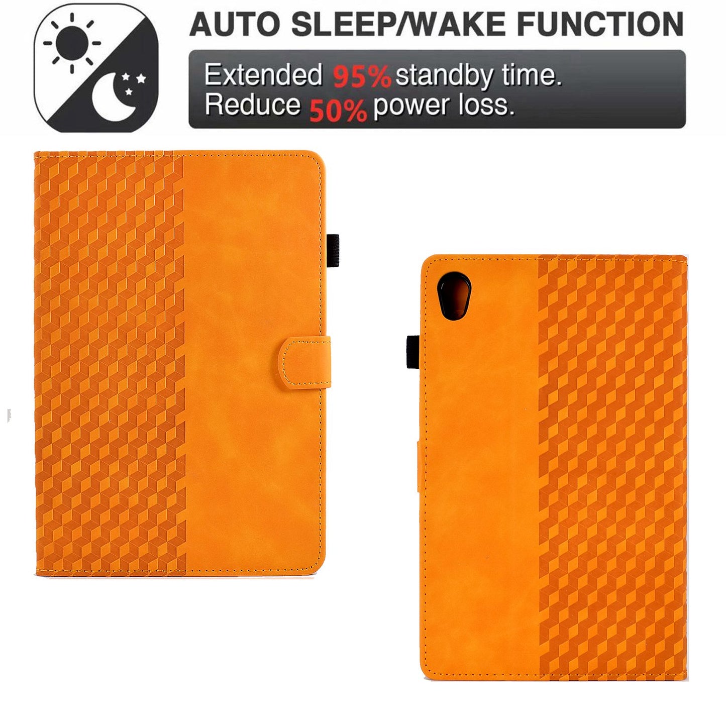 Anti-Fall Case for Lenovo Tab M10 HD Gen 2 (X306X) Pattern Imprinted Protective Folio Flip Cover Auto Wake / Sleep Tablet Leather Case with Card Slots / Stand