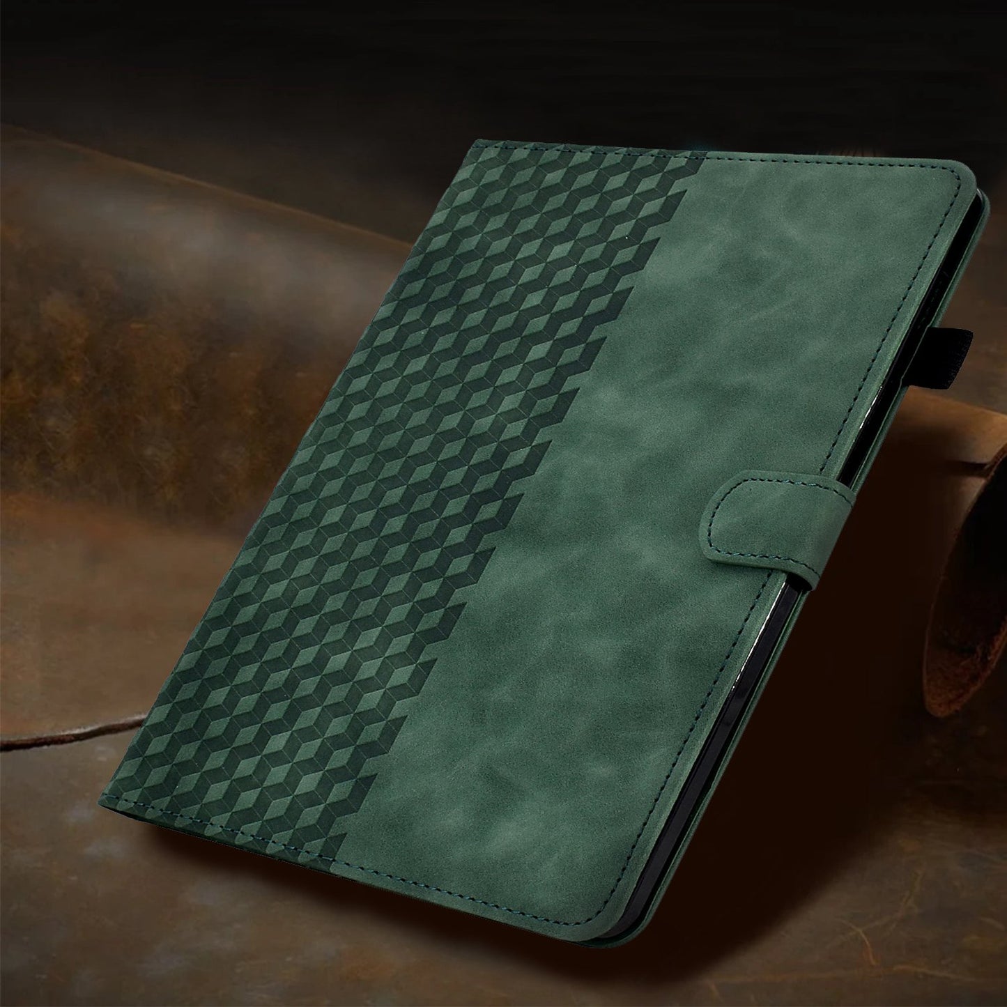 Anti-Fall Case for Lenovo Tab M10 HD Gen 2 (X306X) Pattern Imprinted Protective Folio Flip Cover Auto Wake / Sleep Tablet Leather Case with Card Slots / Stand