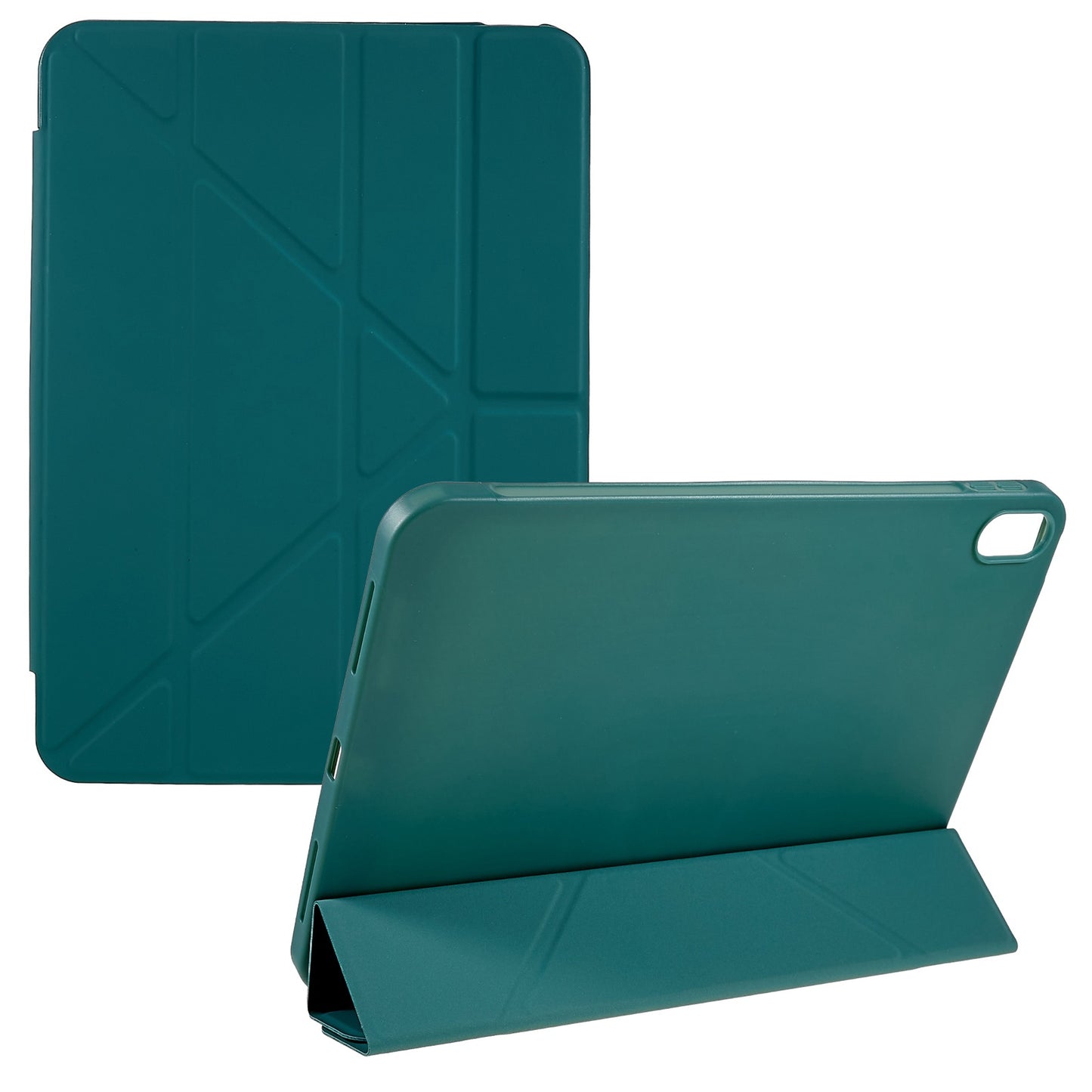 For iPad 10.9 (2022) Shockproof Tablet Case Auto Wake / Sleep PU Leather Cover with Origami Stand