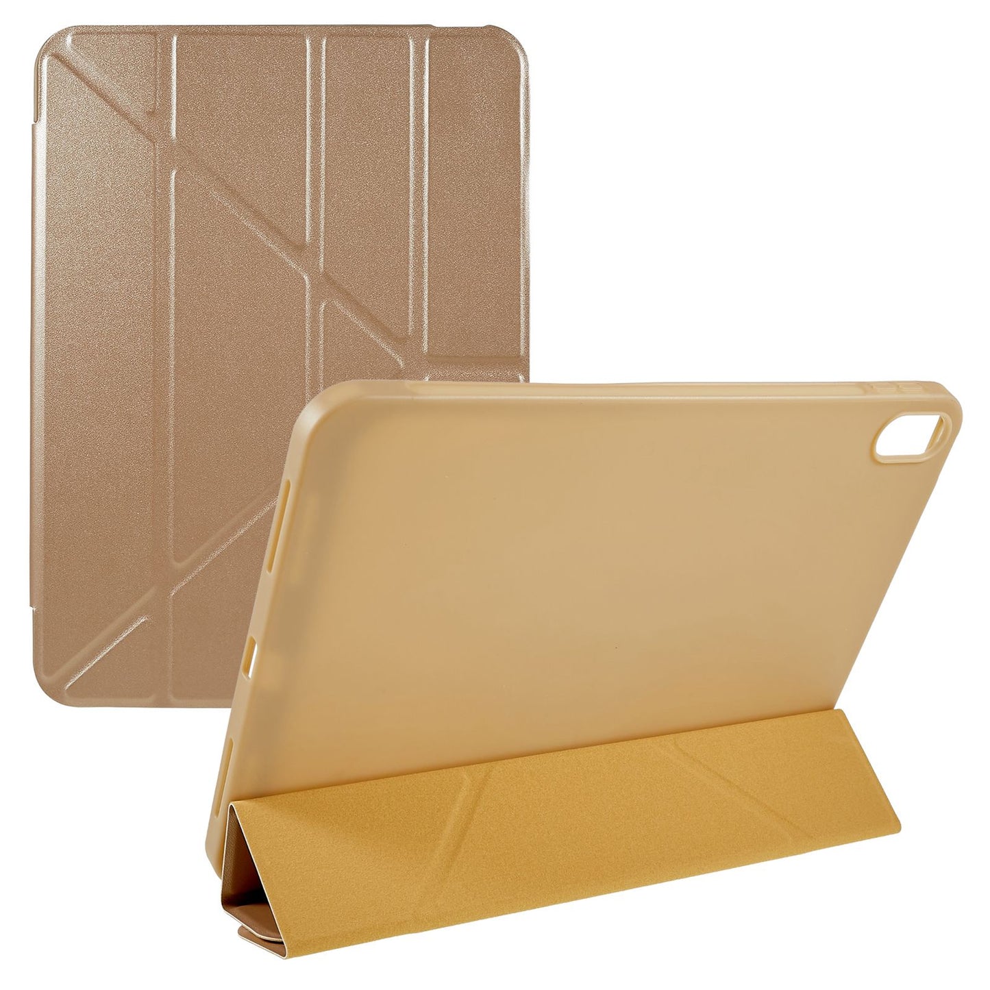 For iPad 10.9 (2022) Shockproof Tablet Case Auto Wake / Sleep PU Leather Cover with Origami Stand