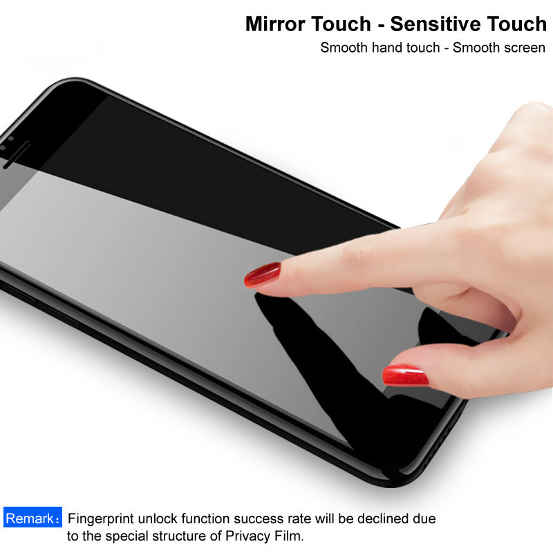 IMAK Screen Protector For Samsung Galaxy A73 5G / A72 5G / 4G Anti-spy Tempered Glass Anti-scratch Full Glue Full Covering Film