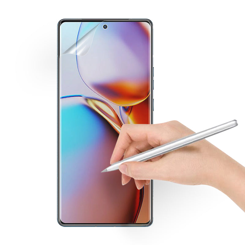 For Motorola Moto X40 5G Soft PET Paper-like Screen Protector Anti-scratch Ultra Clear Sensitive Touch Writing Painting Film