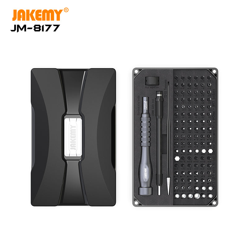 JAKEMY JM-8177 106-in-1 Multi-function Magnetic Screwdriver Set Phone Tablet Repair Tool