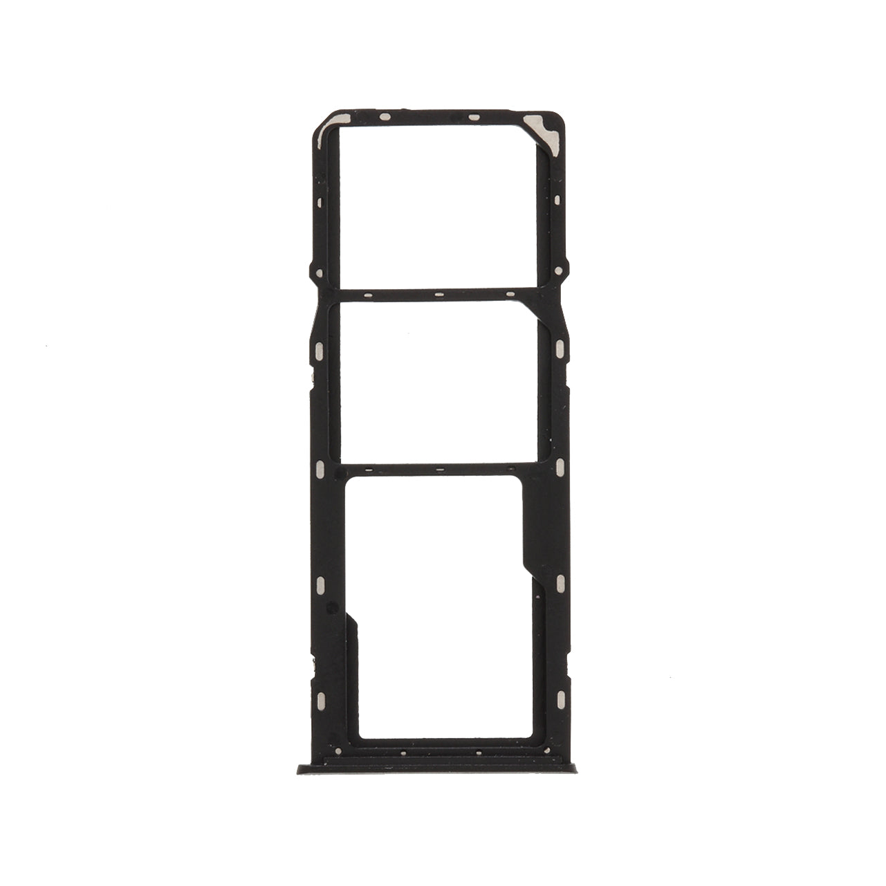OEM Dual SIM Card + Micro SD Card Tray Holders Part for Oppo Realme 5 - Black