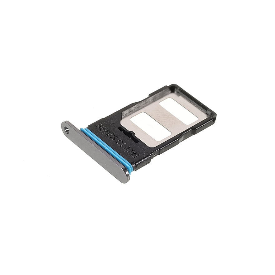 OEM Dual SIM Card Tray Holder Replace Part for Xiaomi Mi 10T Pro 5G (M2007J3SG/M2007J3SP/M2007J3SI/M2007J17C) - Silver