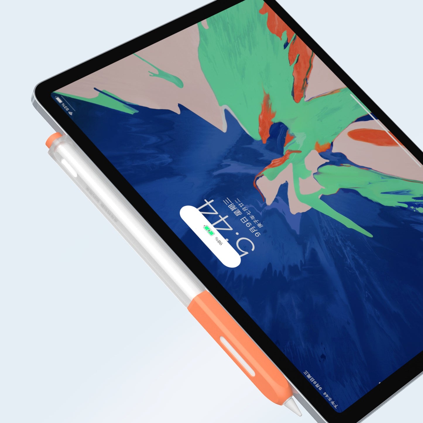 For Apple Pencil (2nd Generation) Jelly Stylus Pen Cover Soft Silicone Anti-drop Protective Sleeve