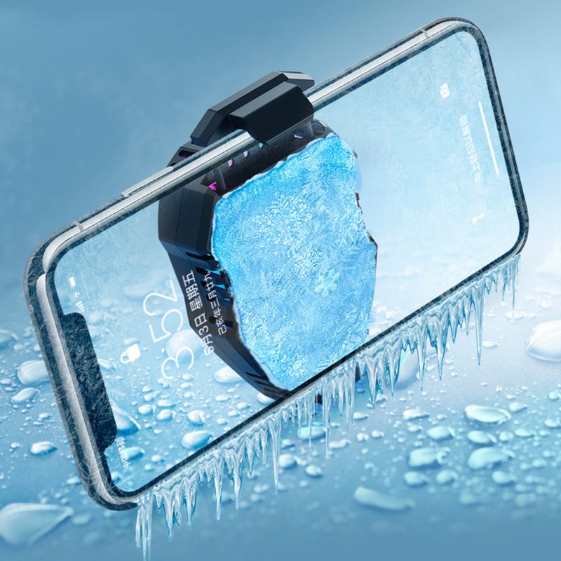 L01 Anti-fall Mobile Phone Cooler Lightweight Portable Smart Phone Radiator with Cooling Fan for Playing Games