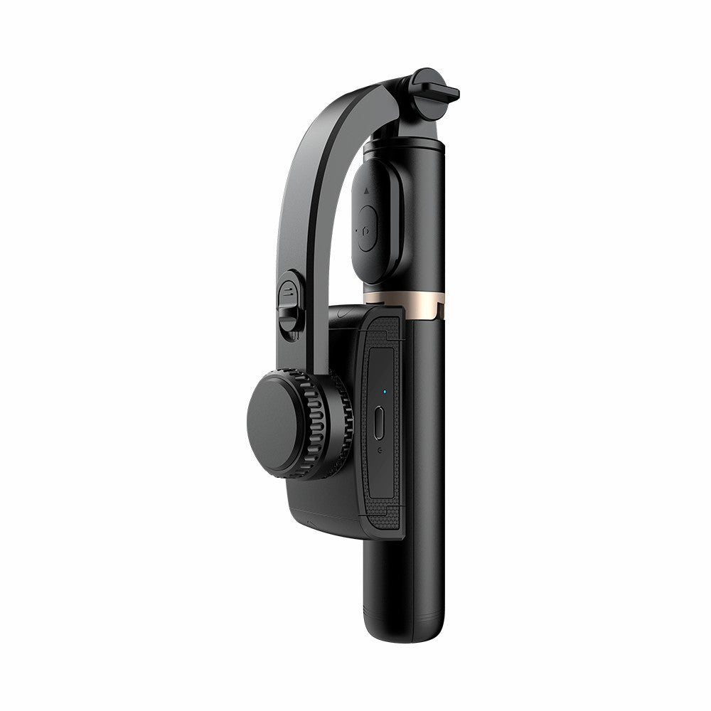 Q08 450mAh Anti-Shake 360-Degree Gimbal Tripod Bluetooth Selfie Stick Aluminum Alloy Pole