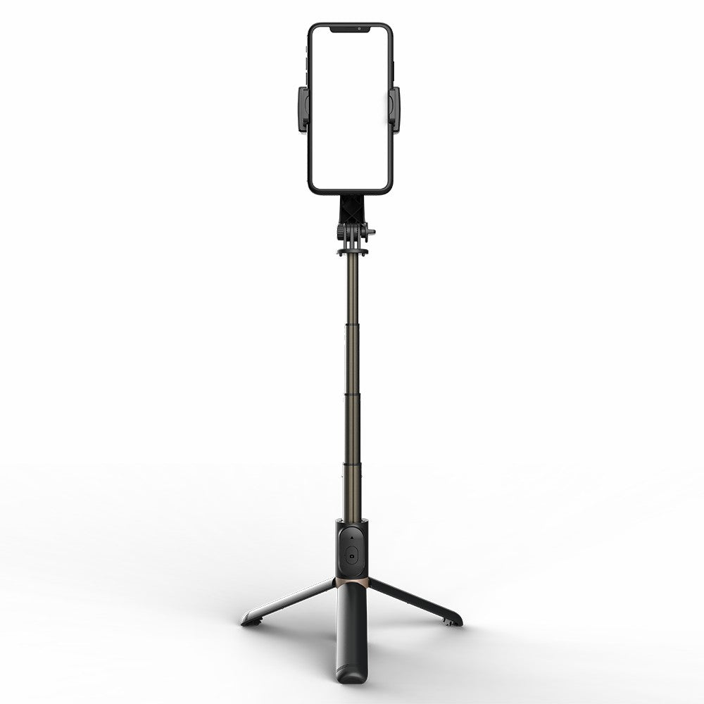 Q08 450mAh Anti-Shake 360-Degree Gimbal Tripod Bluetooth Selfie Stick Aluminum Alloy Pole