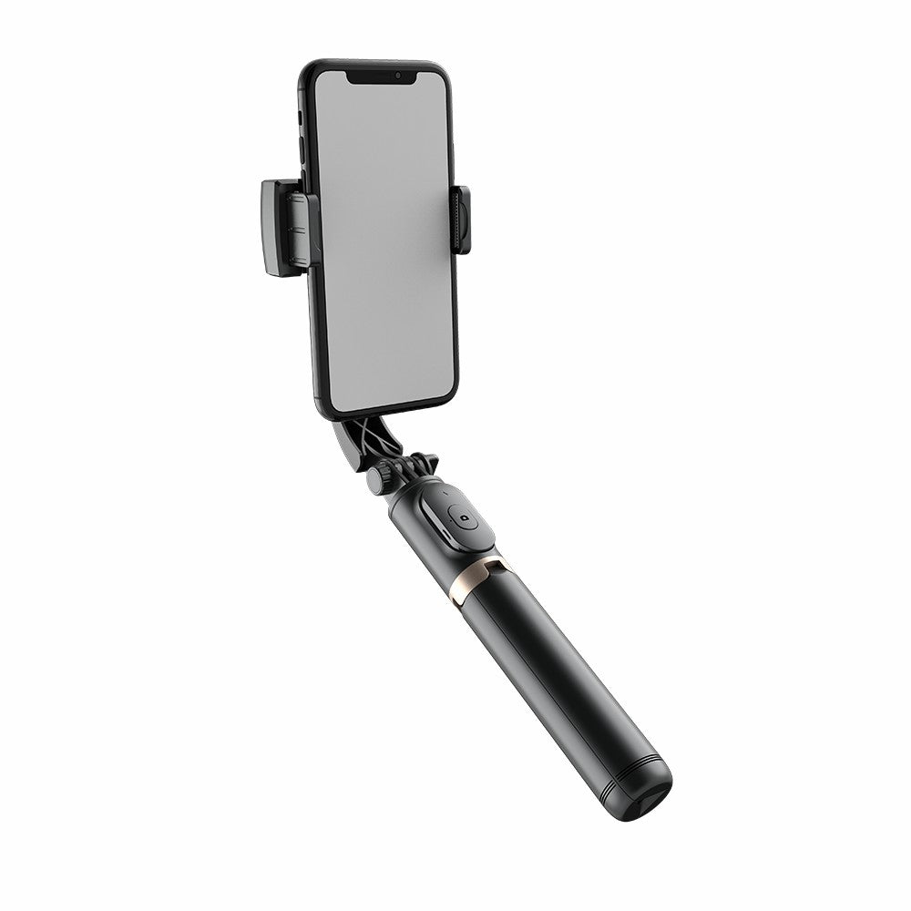Q08 450mAh Anti-Shake 360-Degree Gimbal Tripod Bluetooth Selfie Stick Aluminum Alloy Pole