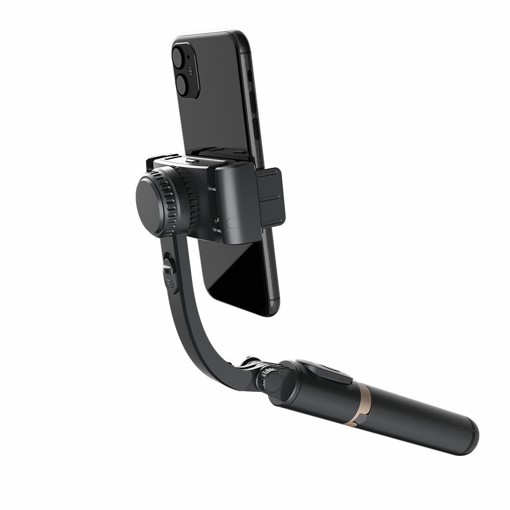 Q08 450mAh Anti-Shake 360-Degree Gimbal Tripod Bluetooth Selfie Stick Aluminum Alloy Pole