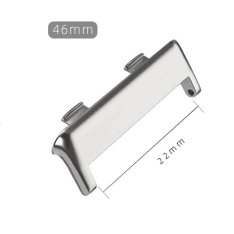 1 Pair Stainless Steel Connector Adapter Watch Band Accessories for Oppo Watch 2 46mm