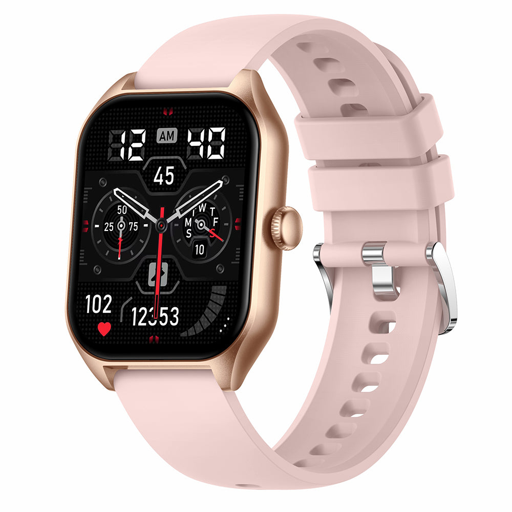 H40 1.85 inch Square Screen Smart Watch Multi-Sport Mode Fitness Bracelet Support Bluetooth Talking, Heart Rate, Sleep Monitoring (Silicone Strap)