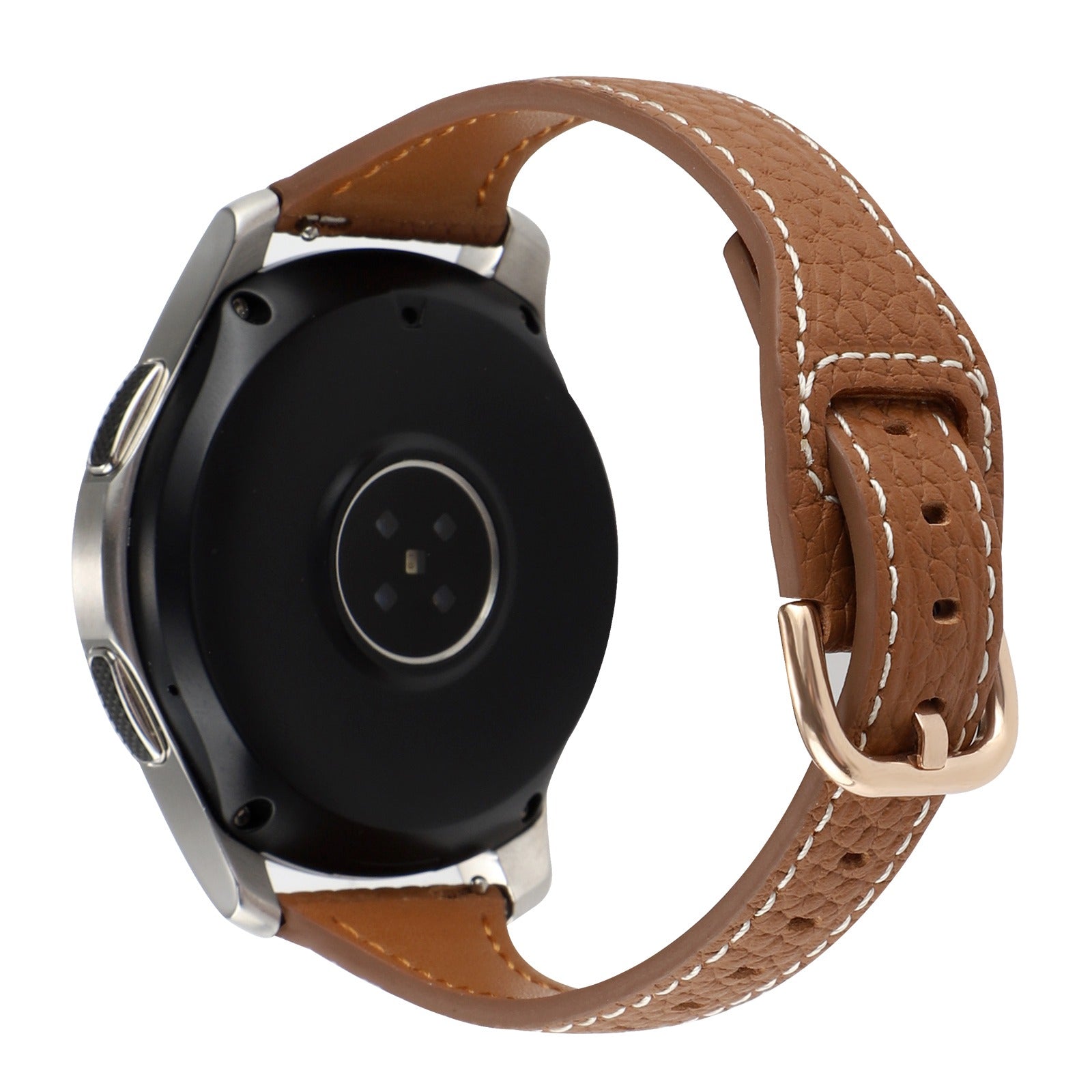 For Xiaomi Watch S1 Pro / Huami Amazfit GTR4 Pro 22mm T-shape Watchband Litchi Texture Genuine Leather Watch Strap
