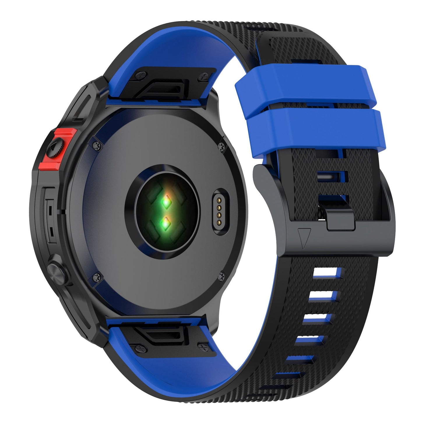 For Garmin Enduro / Tactix Delta / Tactix 7 Pro Dual Colors Replacement Wrist Band 26mm Textured Silicone Watch Strap