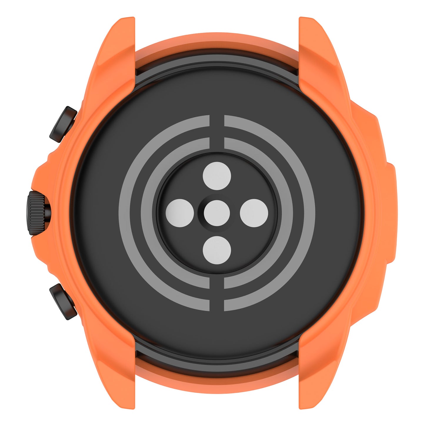 For Fossil Gen 6 Well-protected Flexible TPU Hollow-out Watch Case Protective Cover 44mm