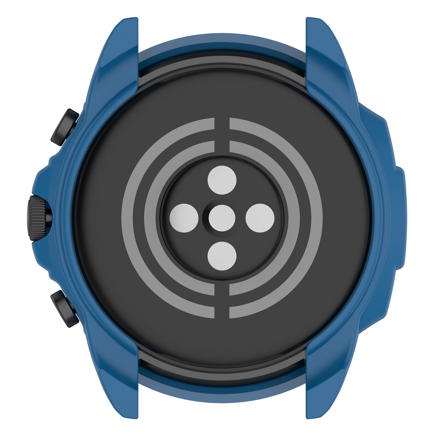 For Fossil Gen 6 Well-protected Flexible TPU Hollow-out Watch Case Protective Cover 44mm