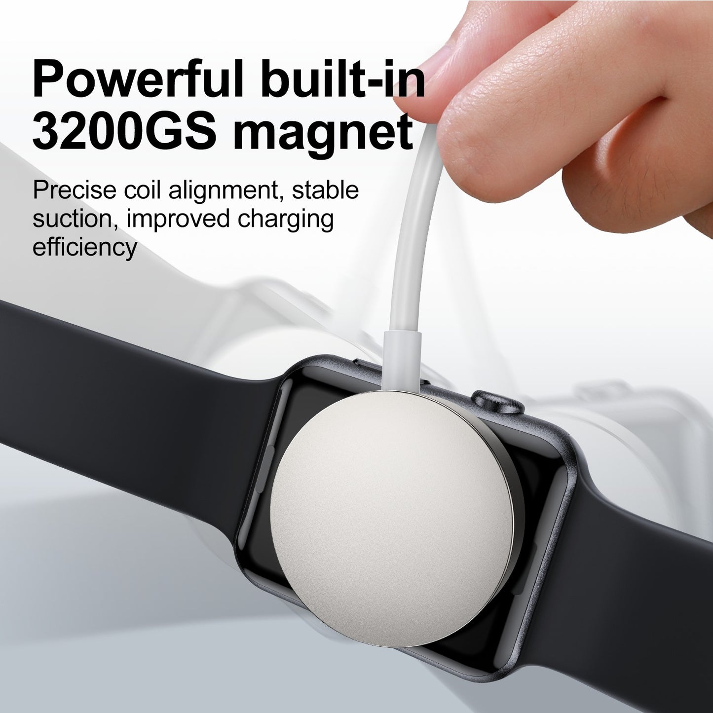 JOYROOM S-IW004 1.2m Type-C Port Magnetic Wireless Charger for Apple iWatch Charging Dock Cable