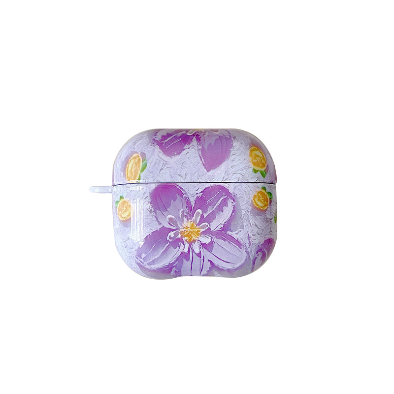 For Lenovo Thinkplus LP40 Hard PC Protective Case Stylish Glossy Bluetooth Earphone Anti-scratch Anti-drop Cover