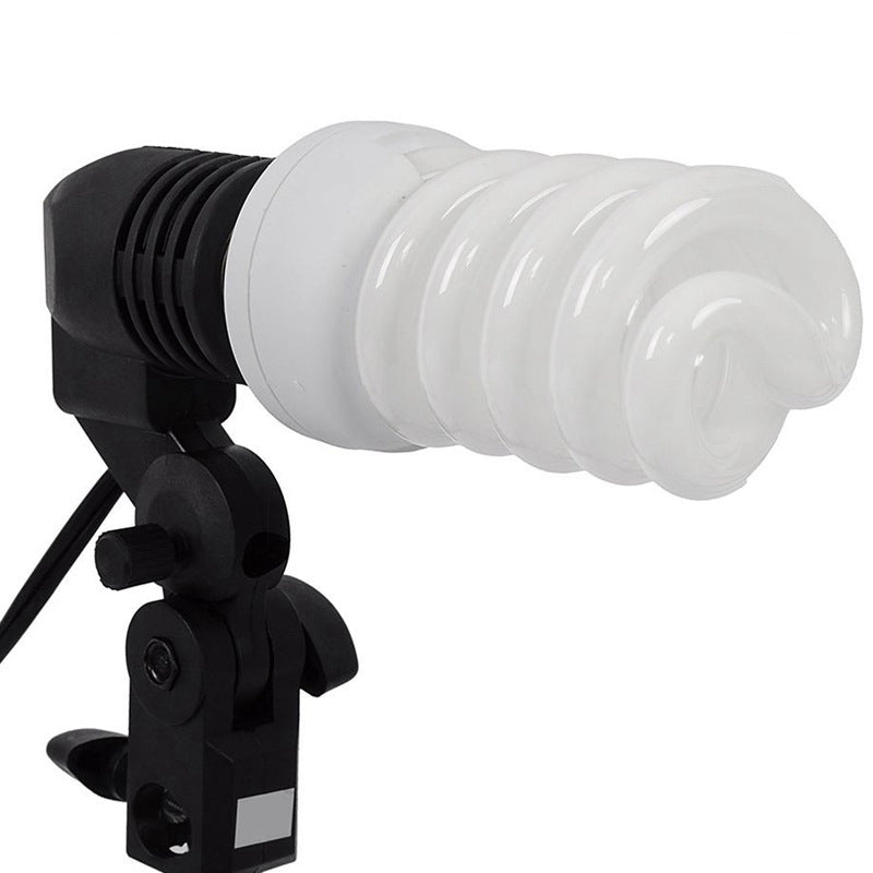 E27 Universal Screw Umbrella Holder Adapter Socket Photo Light Stand Mount Bulb Holder for Photography