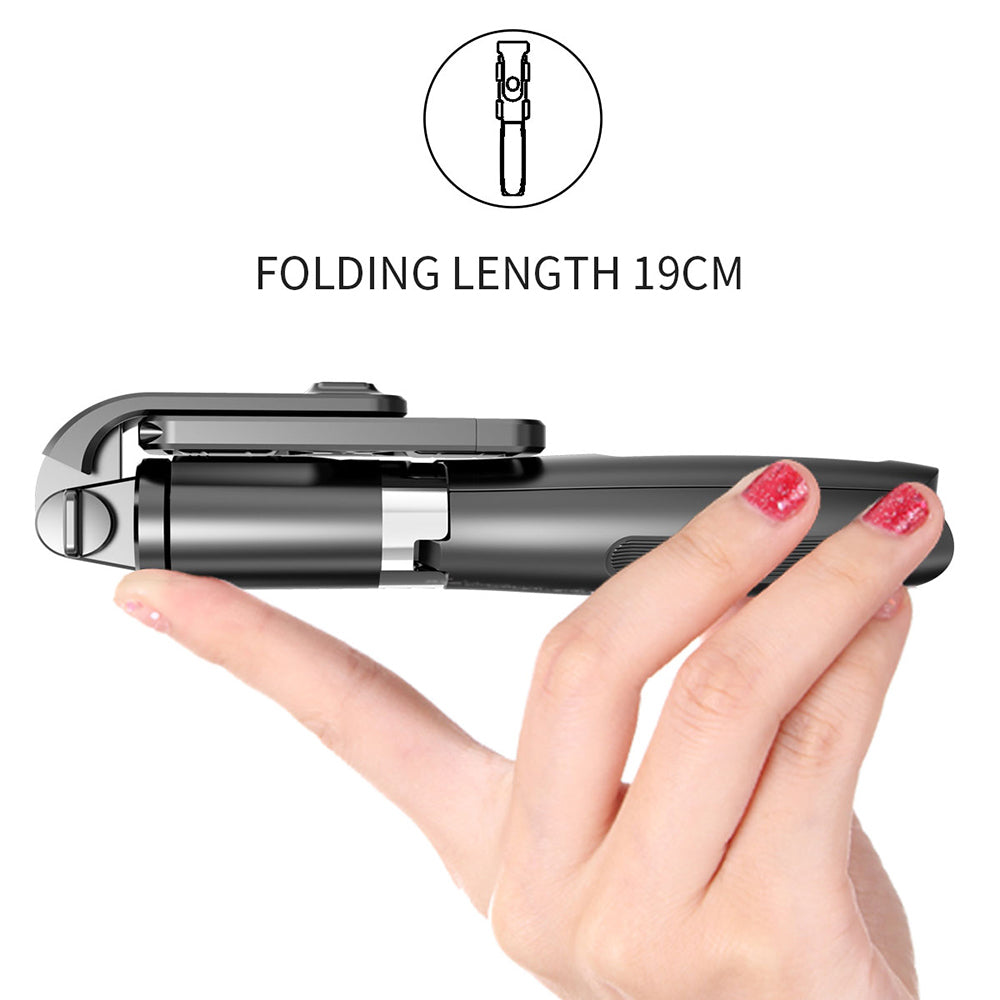 SELFIESHOW L02 Wireless Bluetooth Control Cellphone Selfie Stick 1 Meter Length Tripod Stand