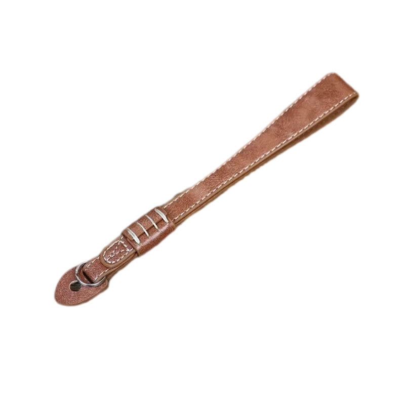 For Fujifilm xt5 / xh2 / xt4 / xs10 / xt30II Camera PU Leather Hand Strap SLR Camera Anti-lost Wrist Rope