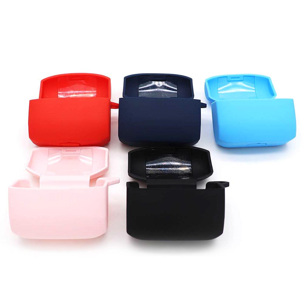 Durable Silicone Protective Case with Carabiner for Jabra Elite 65t / Elite Active 65t Bluetooth Earphones