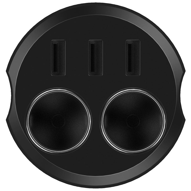 XIAOMI 70MAI Midrive CC03 Car Cigarette Lighter Socket Splitter 3USB 2Ports Auto Power Adapter Car Charger
