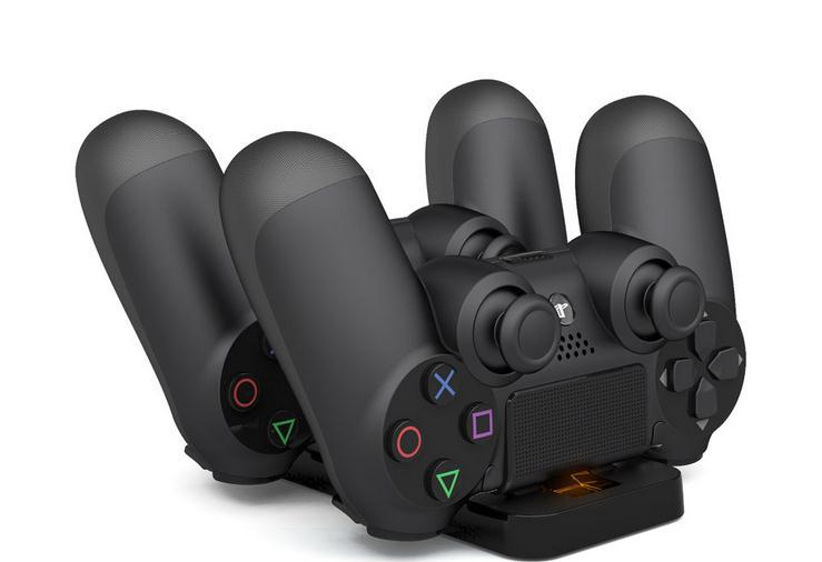 DOBE Dual Charging Dock Station for PS4 Wireless Controllers