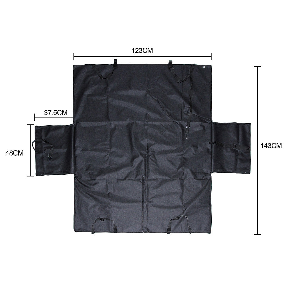 Pet Seat Cover with Extra Side Flaps for Cars, Waterproof and Scratch Proof