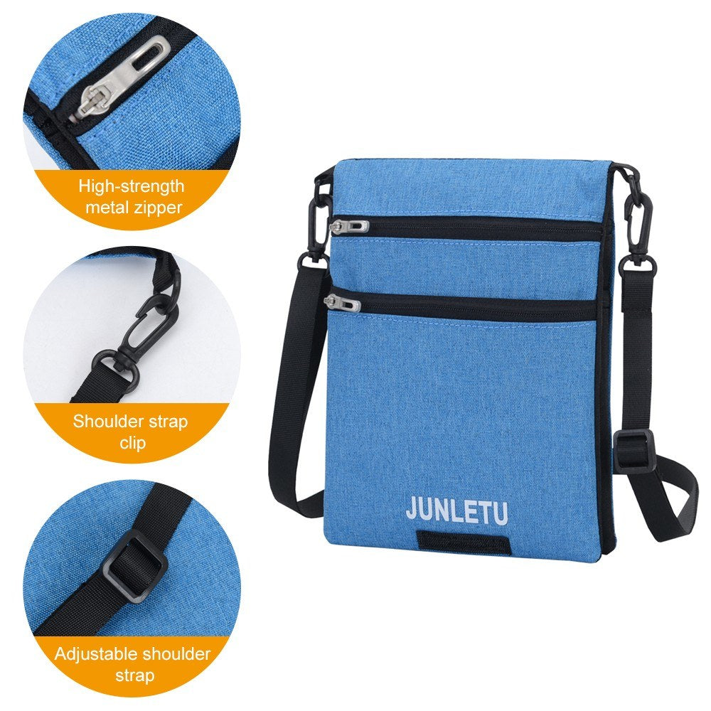 For Men Women Stash Passport Holder Travel Neck Wallet Pouch