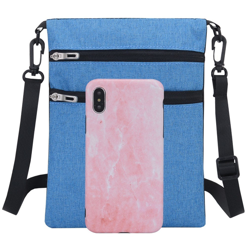 For Men Women Stash Passport Holder Travel Neck Wallet Pouch