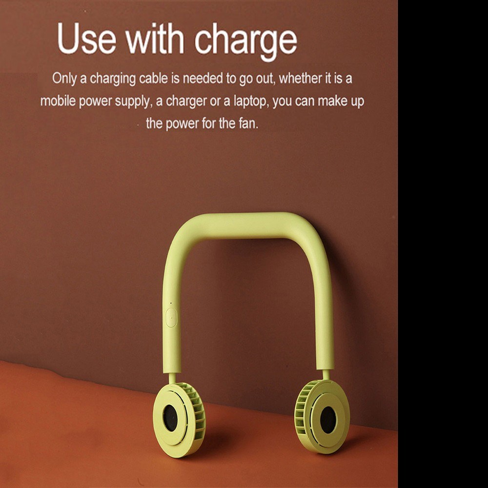 Neck Fan Portable Bladeless Personal Fan Turbo Driven Hanging Cooling Neck Fan Rechargeable 3 Mini Handheld Air Cooler