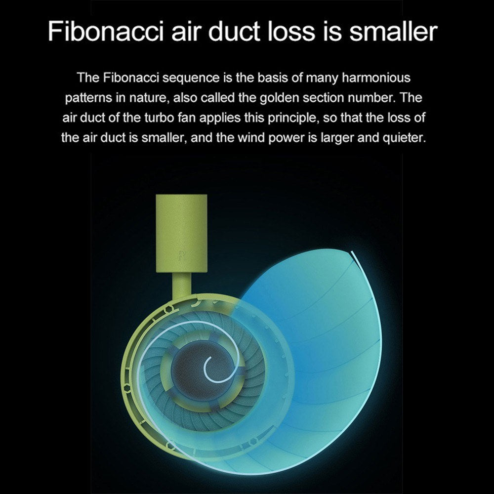 Neck Fan Portable Bladeless Personal Fan Turbo Driven Hanging Cooling Neck Fan Rechargeable 3 Mini Handheld Air Cooler