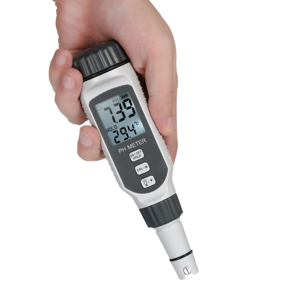 SMART SENSOR Professional pH Water Quality Tester High Precision Portable Pen Type pH Meter Acidometer for Aquarium Acidimeter pH Tester Measure Household Drinking Solution with ATC Auto Temperature Compensation Function and Backlight