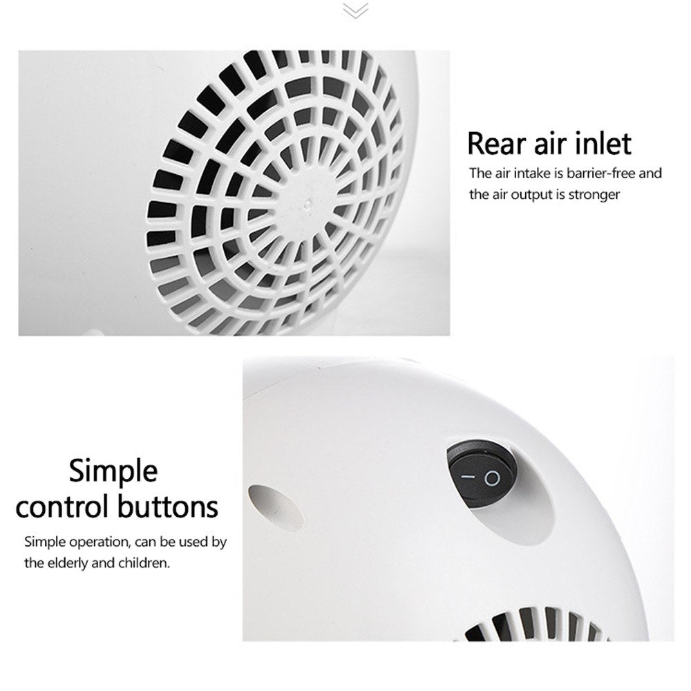 For Household Office Bedroom Intelligent Portable Small Size Heater