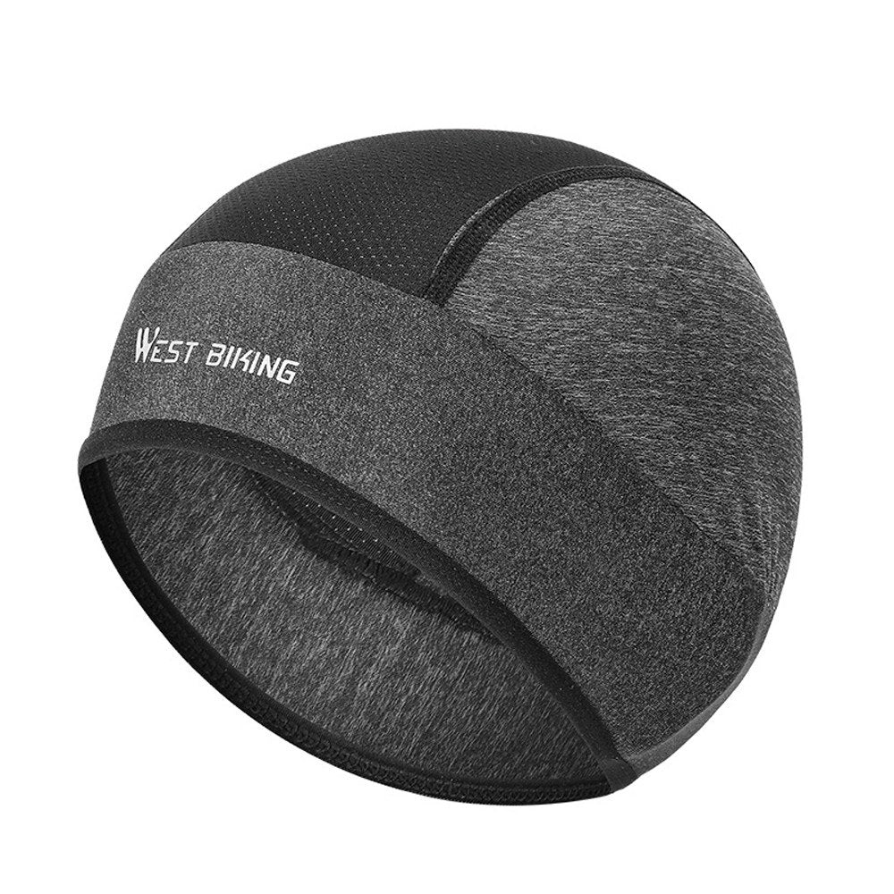 WEST BIKING Ice Silk Cooling Skull Cap Cycling Running Hat UV Protection Helmet