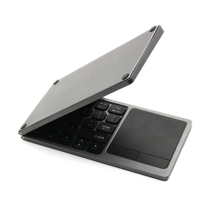 FK328T 3-Folded Keyboard for Cell Phone Tablet Laptop Wireless Bluetooth Keyboard Compatible with Mac OS, IOS, Android