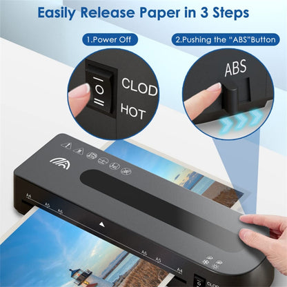 FANGNUO FN333 A4 Laminator Office Document Photo Laminating Machine (A4 / A5 / A6 Laminating Pouch*5)