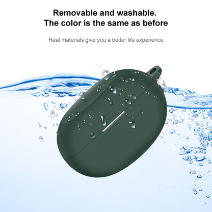For Realme Buds Air 5 Pro Silicone Cover Case TWS Bluetooth Earphone Charging Bin Sleeve with Buckle