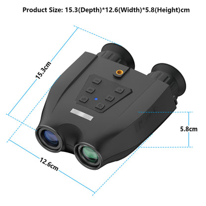 DT99 1.4-inch Screen Dual-Camera Binoculars 3D Night Vision Digital Telescope Support TF Card
